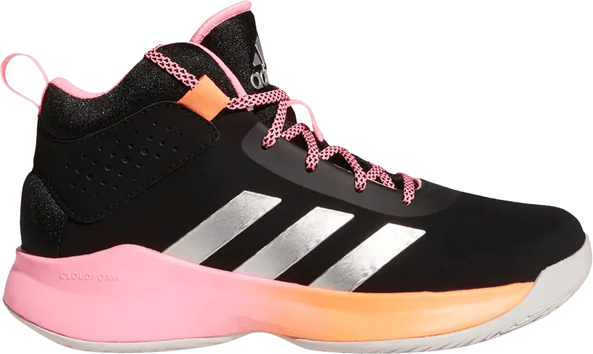 Adidas Cross &#039;Em Up 5 Wide J &#039;Black Beam Pink&#039;