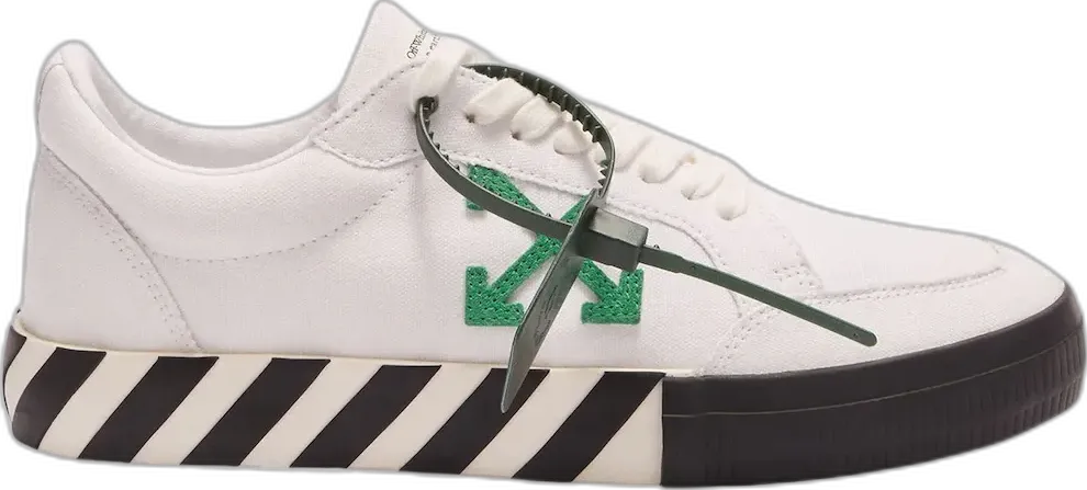  Off-White OFF-WHITE Vulc Low Canvas White Green (FW22)