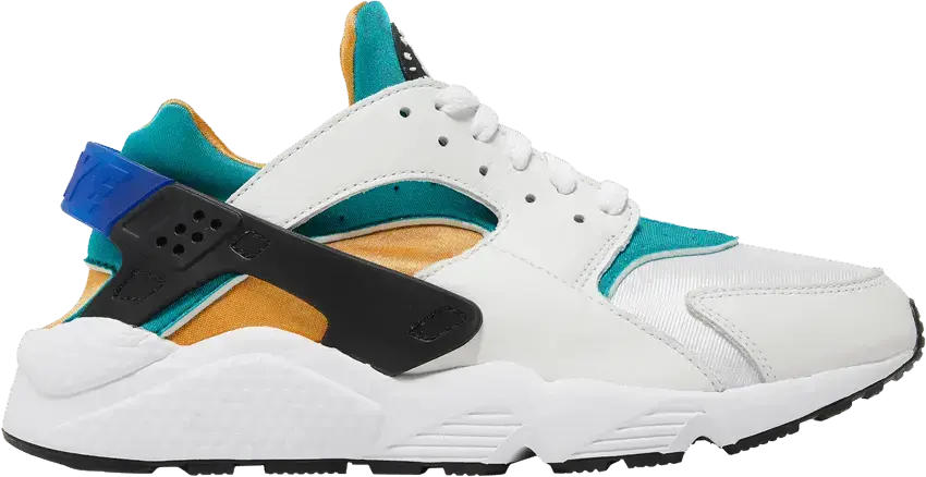  Nike Air Huarache White Blue Emerald Resin