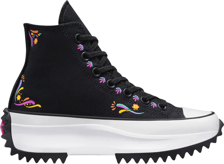  Converse Run Star Hike Platform High &#039;Día de Muertos&#039;