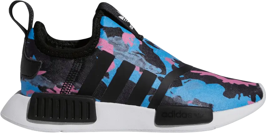  Adidas NMD 360 J &#039;Blue &amp; Pink Camo&#039;