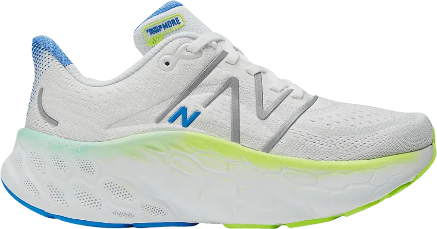  New Balance Wmns Fresh Foam X More v4 2E Wide &#039;White Cobalt&#039;