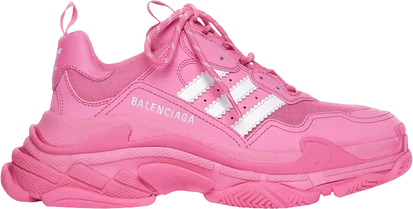  Adidas x Balenciaga Wmns Triple S Sneaker &#039;Neon Pink&#039;