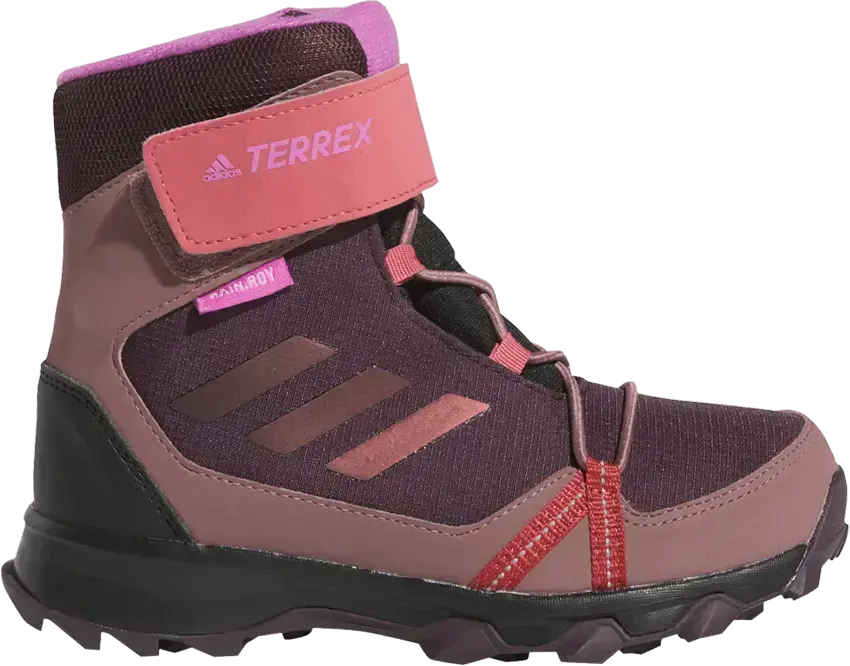  Adidas Terrex Snow Cold.RDY Winter Boot J &#039;Shadow Maroon Pulse Lilac&#039;