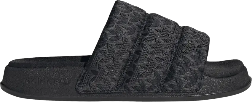  Adidas adidas Adilette Essential Slides Triple Black (Women&#039;s)
