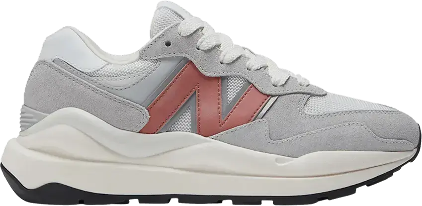  New Balance 57/40 Light Aluminium Mineral Red White (Women&#039;s)