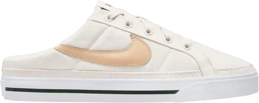  Nike Court Legacy Mule Phantom White Onyx (Women&#039;s)