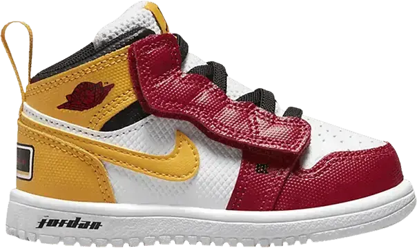  Jordan 1 Mid Alt Red Gold White (TD)