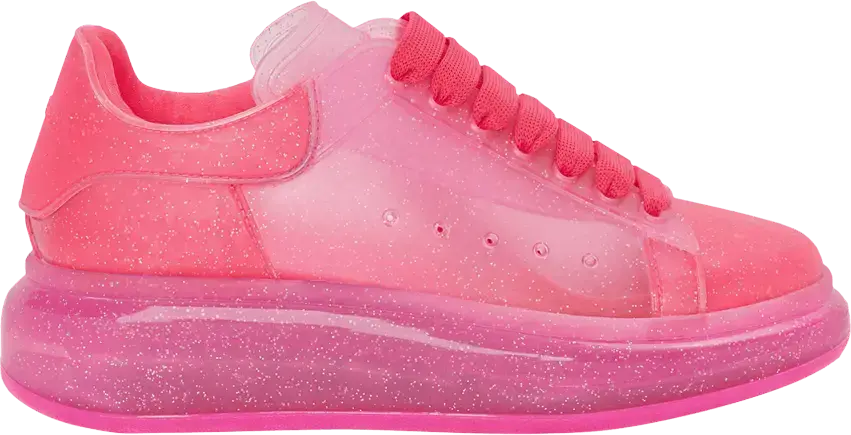  Alexander Mcqueen Alexander McQueen Wmns Oversized Sneaker &#039;Transparent - Bright Pink&#039;