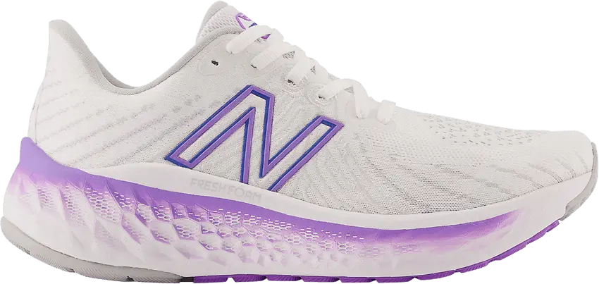  New Balance Wmns Fresh Foam X Vongo v5 Wide &#039;White Electric Purple&#039;