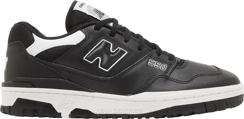  New Balance 550 Black White