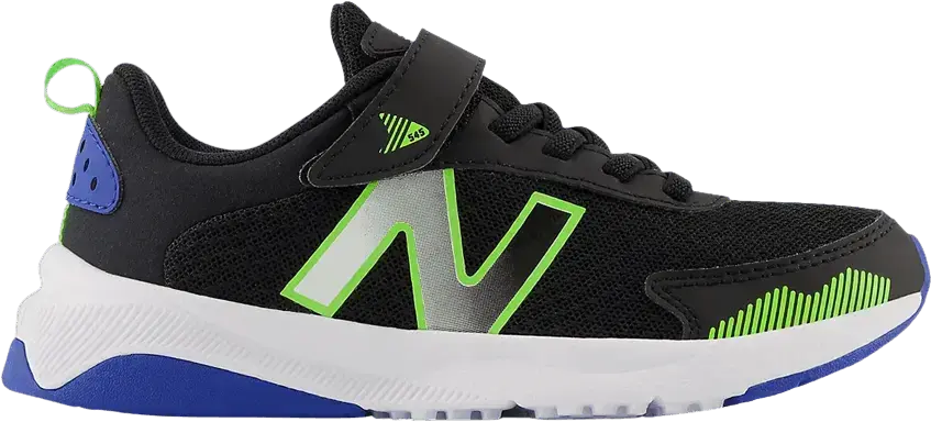  New Balance 545 Bungee Lace Little Kid &#039;Black Pixel Green&#039;