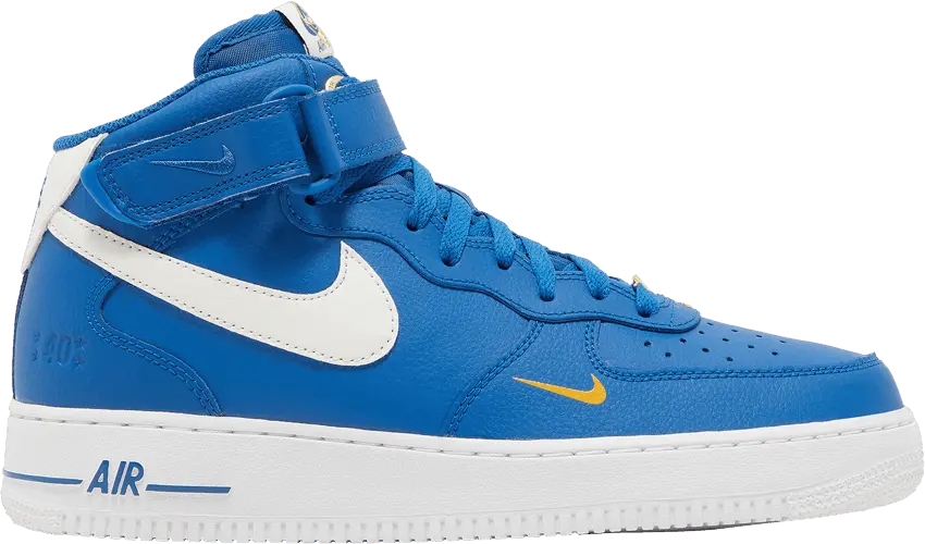  Nike Air Force 1 Mid &#039;07 LV8 40th Anniversary Blue Jay