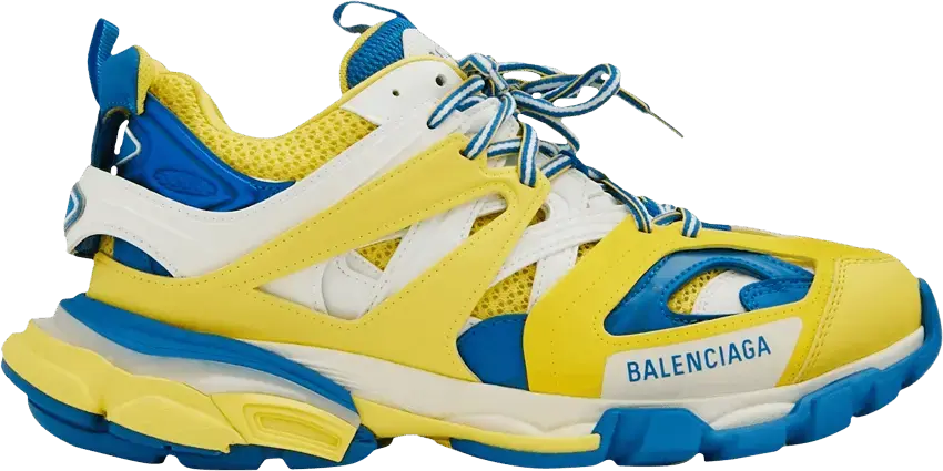  Balenciaga Track LED Sneaker &#039;Yellow Blue&#039;