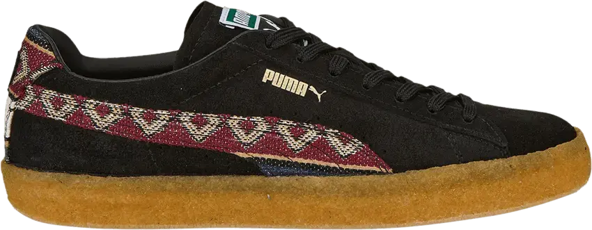  Puma Suede Crepe Pattern Black