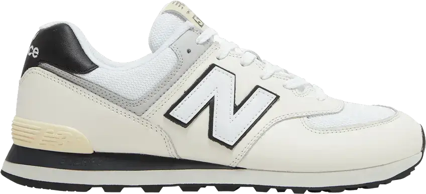  New Balance 574 White Black