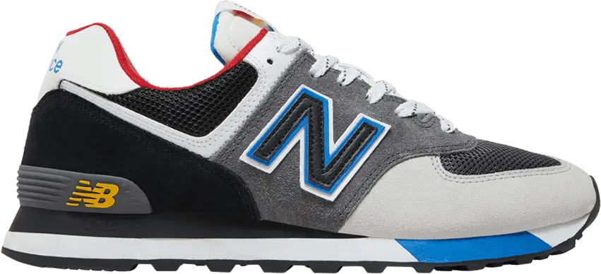  New Balance 574 Black Grey Royal