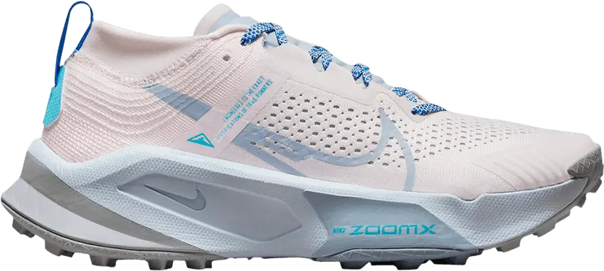 Nike ZoomX Zegama Trail Pearl Pink Coconut Milk Baltic Blue Blue Whisper (Women&#039;s)