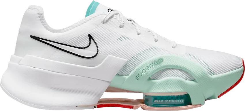  Nike Wmns Air Zoom SuperRep 3 &#039;White Washed Teal&#039;