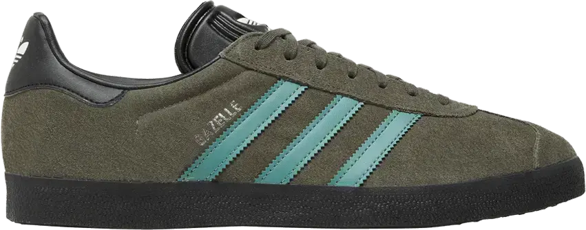  Adidas Gazelle &#039;Olive Green Black&#039;