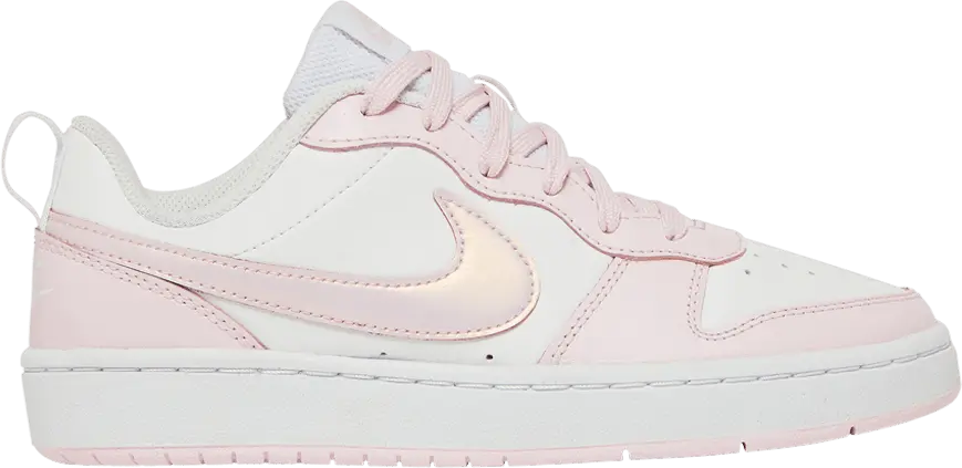  Nike Court Borough Low 2 SE White Pink Foam (GS)