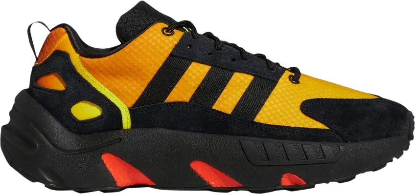  Adidas adidas ZX 22 Boost Black Semi Impact Orange