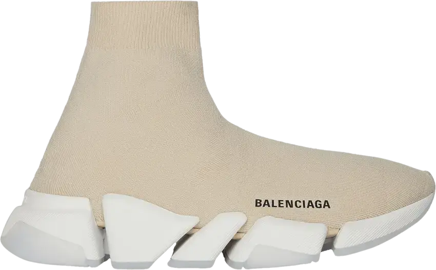  Balenciaga Wmns Speed 2.0 Sneaker &#039;Light Beige&#039;