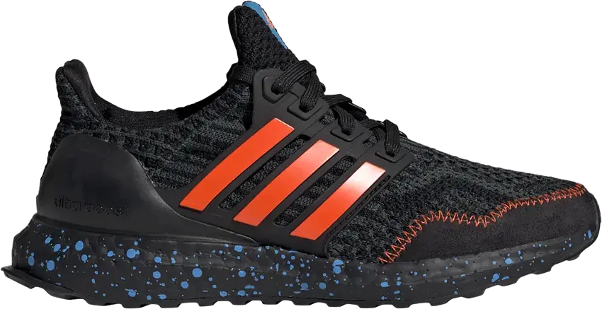  Adidas UltraBoost 5.0 DNA J &#039;Black Impact Orange Speckled&#039;