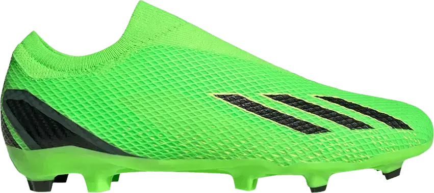  Adidas adidas X Speedportal.3 Laceless FG Solar Green