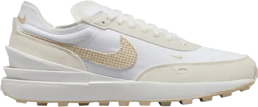  Nike Waffle One Woven Swoosh Fossil (Women&#039;s)