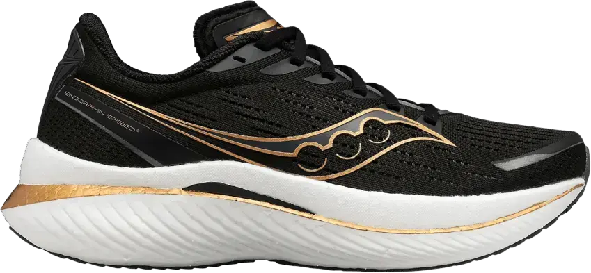  Saucony Endorphin Speed 3 Black Goldstruck