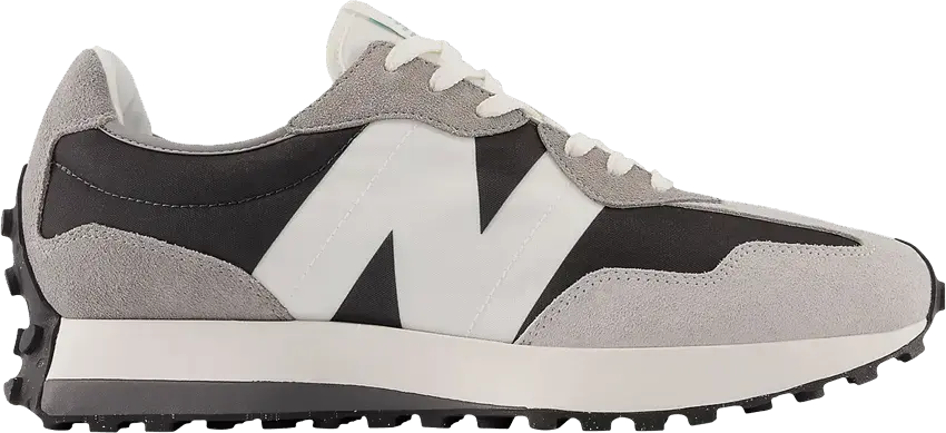  New Balance 327 Black White Light Grey