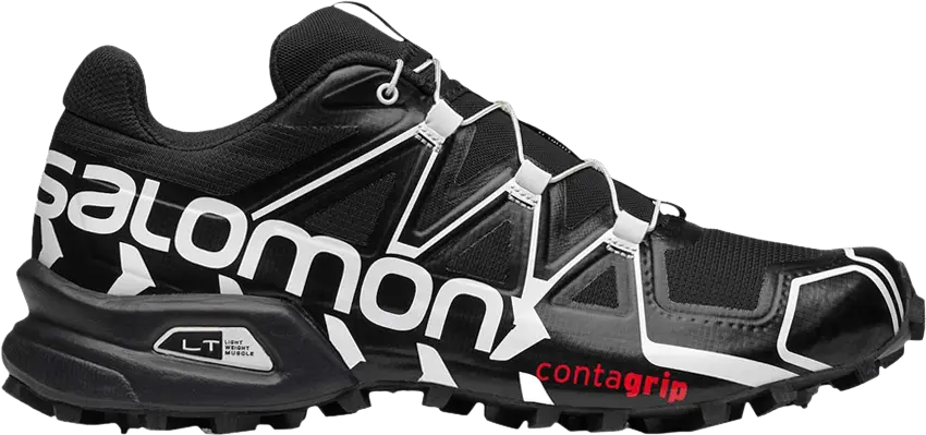  Salomon Speedcross Offroad Black White Red