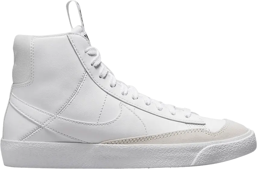  Nike Blazer Mid 77 SE White White Black White (GS)