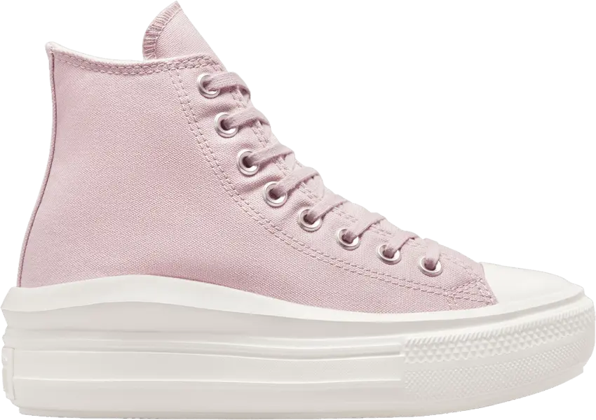  Converse Chuck Taylor All Star Move Platform Hi Stone Mauve (Women&#039;s)