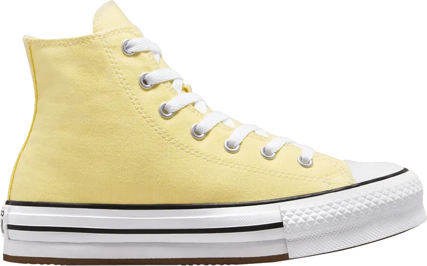  Converse Chuck Taylor All Star Eva Lift Hi Soft Sunshine White (GS)