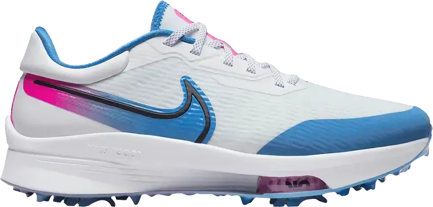  Nike Air Zoom Infinity Tour NEXT% White Aurora Blue (Wide)