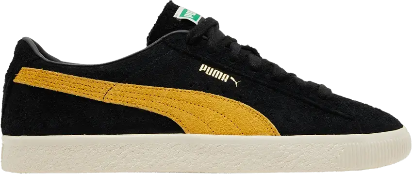  Puma Suede Vintage Black Mustard Seed Hairy Suede