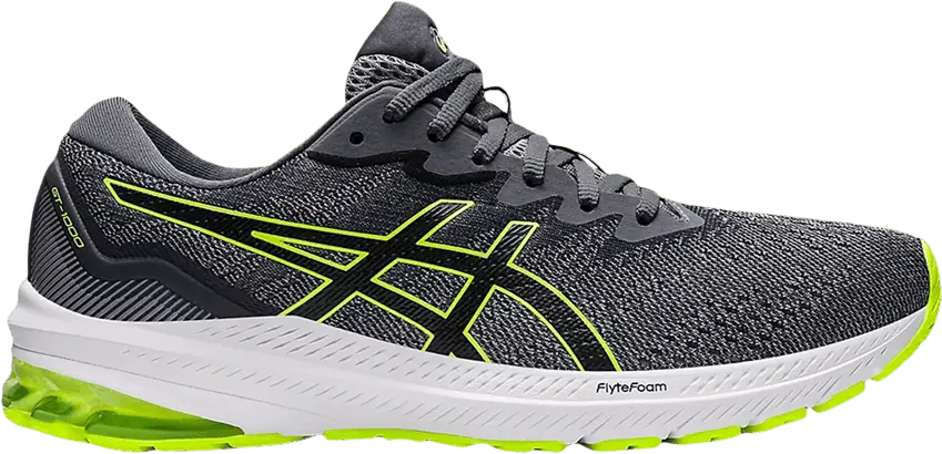  Asics ASICS GT-1000 11 Sheet Rock Grey Lime Green