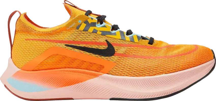  Nike Zoom Fly 4 University Gold Magma Orange