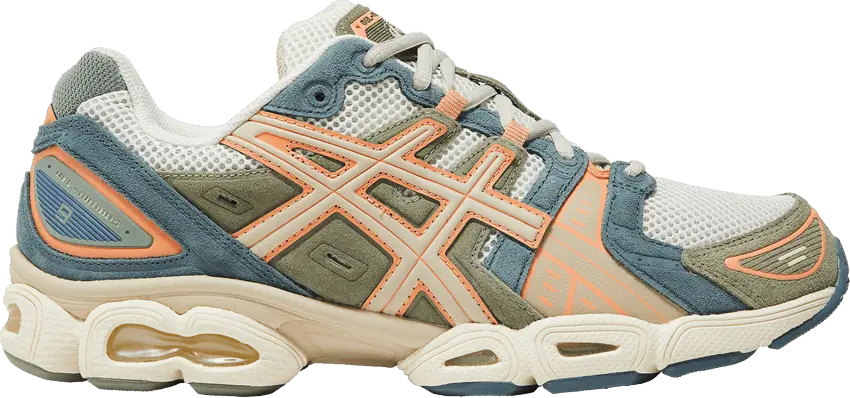  Asics ASICS Gel-Nimbus 9 Cream Green Orange