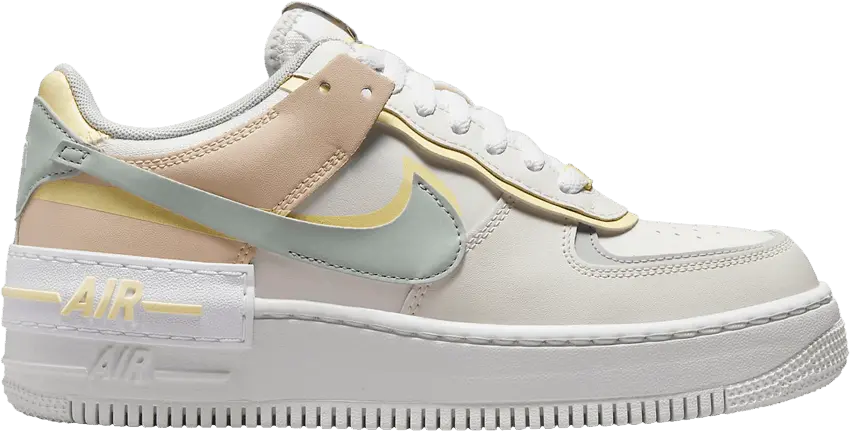  Nike Air Force 1 Low Shadow Sail Light Silver Citron Tint (Women&#039;s)