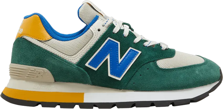  New Balance 574 Rugged Green Royal Blue