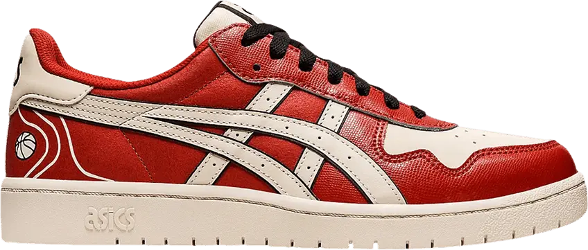  Asics ASICS Japan S Basketball Red Cream