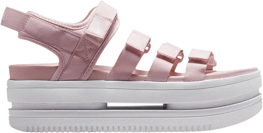  Nike Iconic Classic Sandal Barely Rose Pink Oxford White (Women&#039;s)