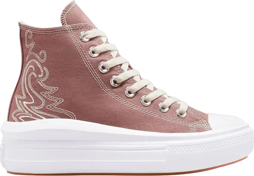  Converse Chuck Taylor All Star Move Platform Hi Western Embroidery Saddle (Women&#039;s)