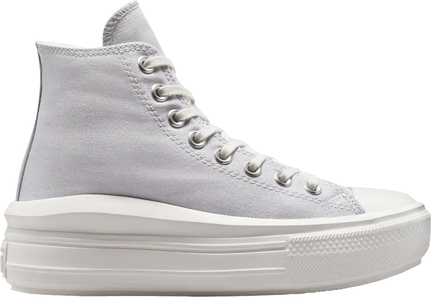  Converse Chuck Taylor All Star Move Platform Hi Mouse Grey (Women&#039;s)