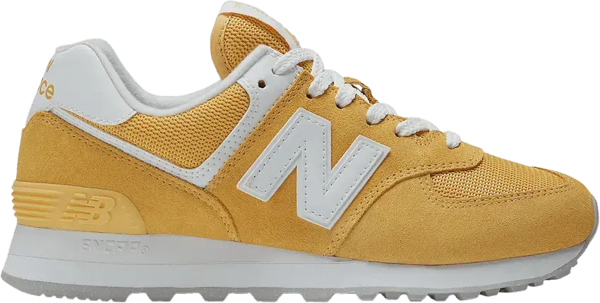  New Balance 574 Pastel Yellow White (Women&#039;s)