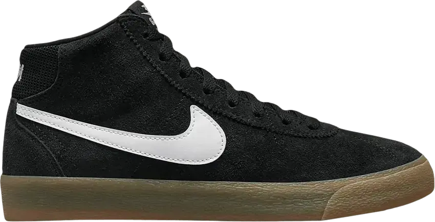  Nike SB Bruin Mid Black White Gum