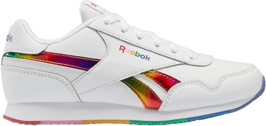  Reebok Royal Classic Jogger 3 Little Kid &#039;Rainbow&#039;